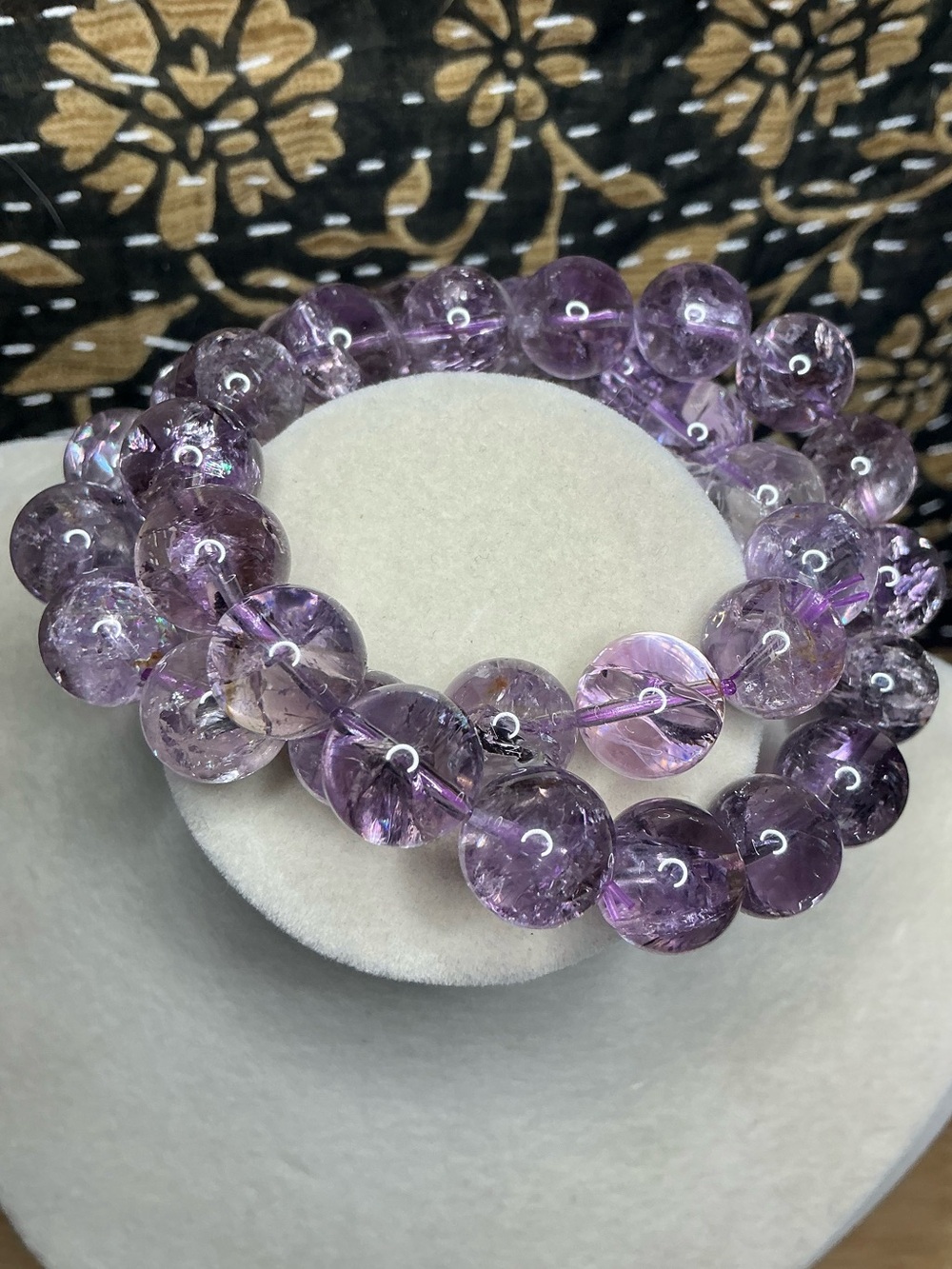 Purple Azeztulite 12mm